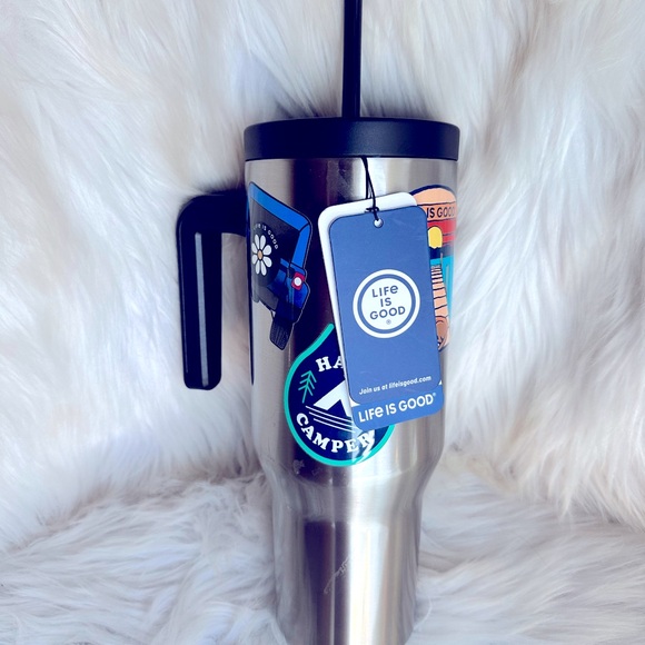 LIFE IS GOOD STAINLESS STEEL BOTTLE - Picture 3 of 14